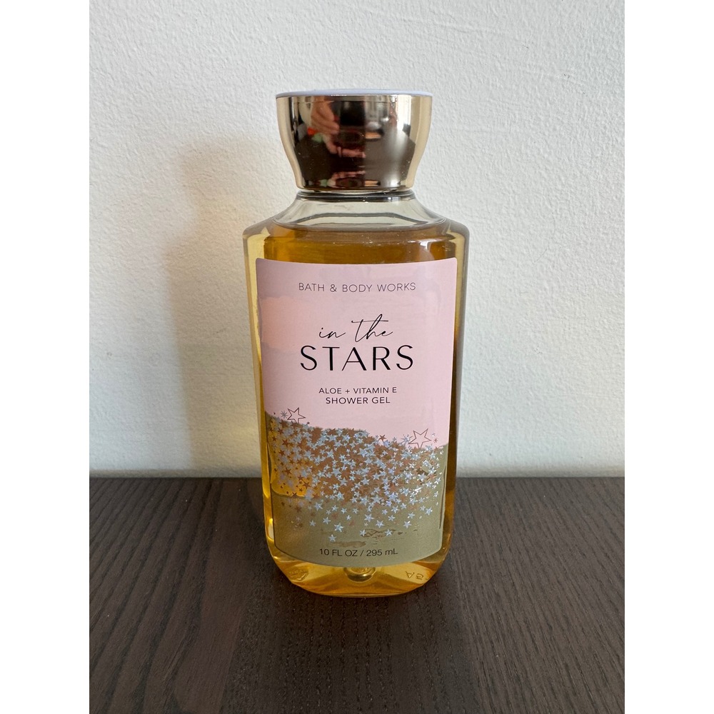 Bath & Body Works In The Stars Women 10oz Gold Shower Gel Aloe Vitamin E